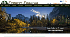 Desktop Screenshot of forestsforever.org